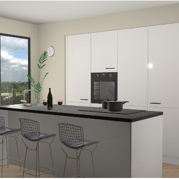 Zijdegrijs keuken Rusiec 69443