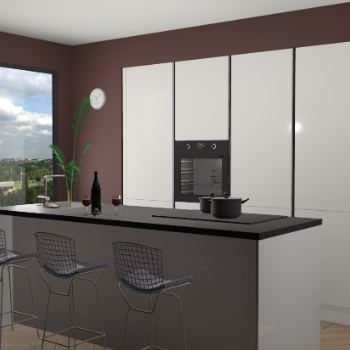 Zijdegrijs keuken Rusiec 69445