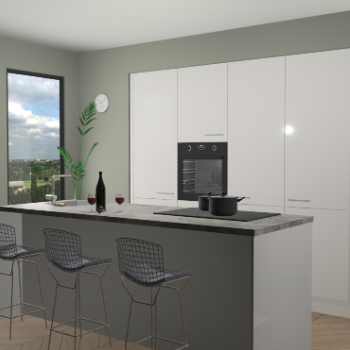 Zijdegrijs keuken Rusiec 69447