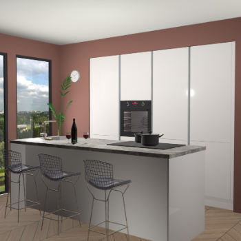 Zijdegrijs keuken Rusiec 69448