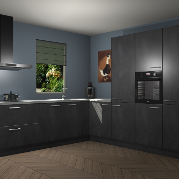 Beton Zwarte keuken Laos 81959