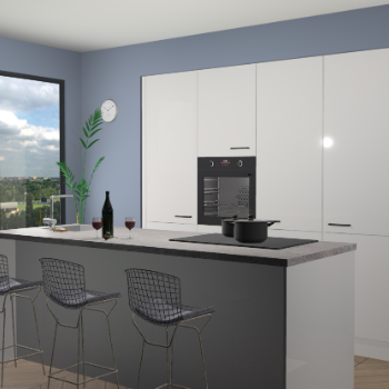 Zijdegrijs keuken Rusiec 69456