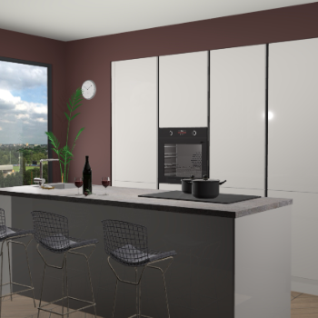 Zijdegrijs keuken Rusiec 69457