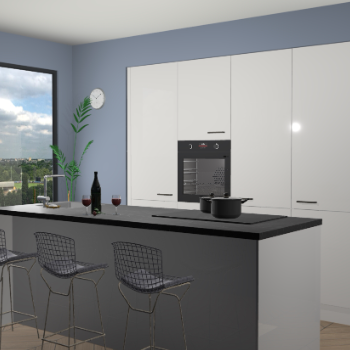 Zijdegrijs keuken Rusiec 69462