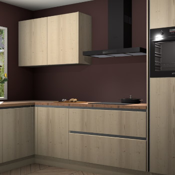 Vuren greeploze keuken Limonos 80607