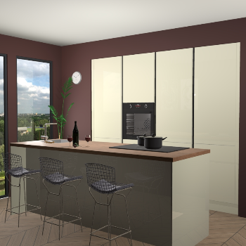 Magnolia greeploze keuken Rusiec 70537