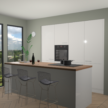 Zijdegrijs keuken Rusiec 69810