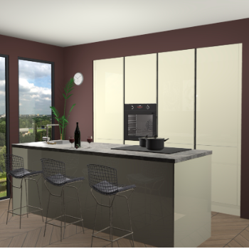 Magnolia greeploze keuken Rusiec 70628