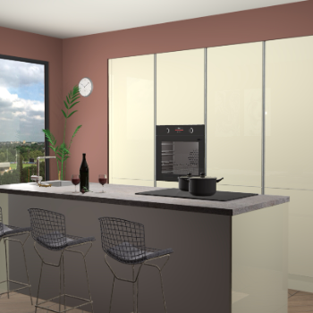 Magnolia greeploze keuken Rusiec 70631