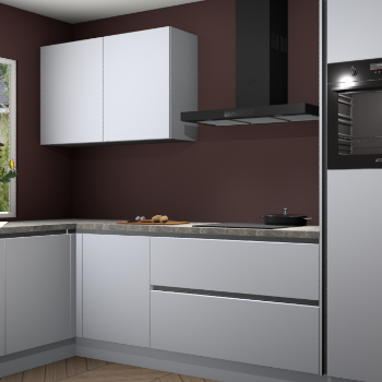 Sneeuwwitte greeploze keuken Limonos 81594