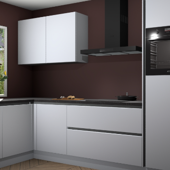 Sneeuwwitte greeploze keuken Limonos 81635