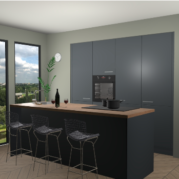 Onyxgrijs keuken Rusiec 62020