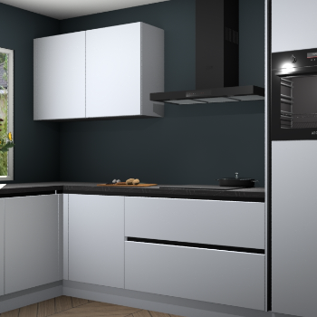 Sneeuwwitte greeploze keuken Limonos 81638