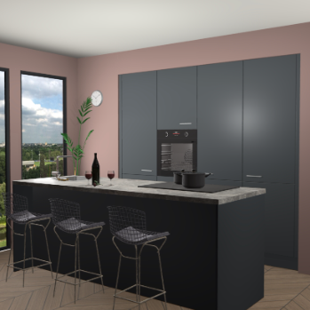 Onyxgrijs keuken Rusiec 62269