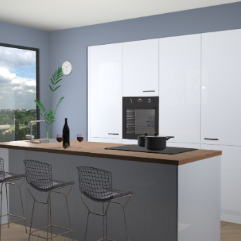 Sneeuwwit keuken Rusiec 66638