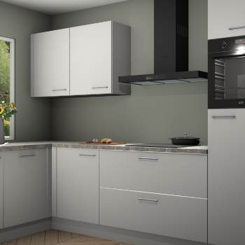 Zijdegrijze keuken Limonos 81717