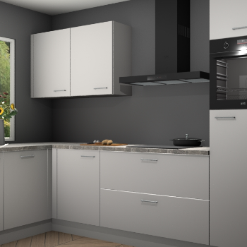 Zijdegrijze keuken Limonos 81718