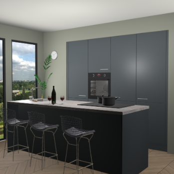 Onyxgrijs keuken Rusiec 62274