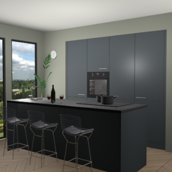 Onyxgrijs keuken Rusiec 62280