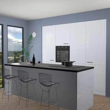 Sneeuwwit keuken Rusiec 66698