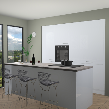 Sneeuwwit keuken Rusiec 67472