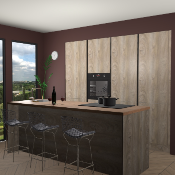 Canatro eiken greeploze keuken Rusiec 61343