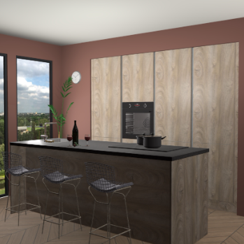 Canatro eiken greeploze keuken Rusiec 61730