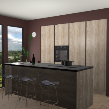 Canatro eiken greeploze keuken Rusiec 61733