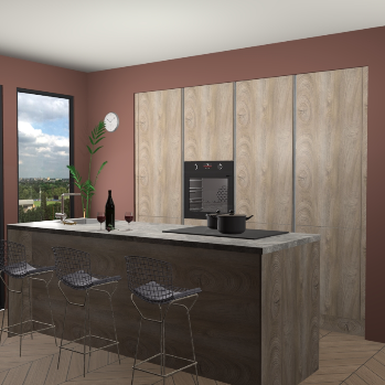 Canatro eiken greeploze keuken Rusiec 61922