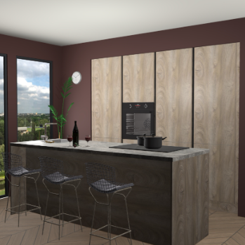 Canatro eiken greeploze keuken Rusiec 61927