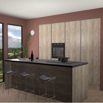 Canatro eiken greeploze keuken Rusiec 61944