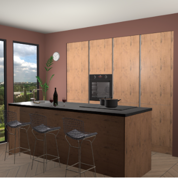 Astoria eiken greeploze keuken Rusiec 64045