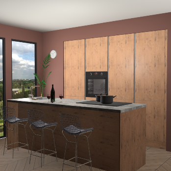 Astoria eiken greeploze keuken Rusiec 64192