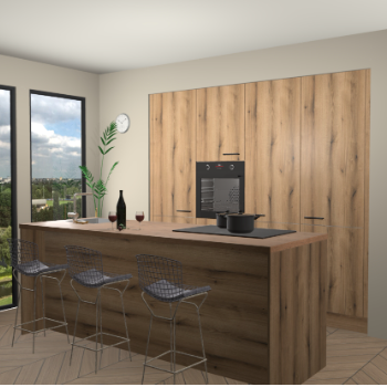 Goud Eiken keuken Rusiec 63763