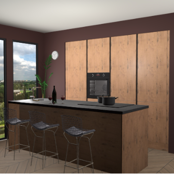 Astoria eiken greeploze keuken Rusiec 64224