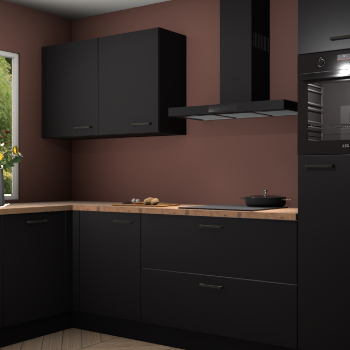 Zwarte keuken Limonos 81921