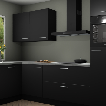 Zwarte keuken Limonos 81930