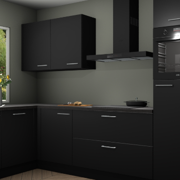 Zwarte keuken Limonos 81952