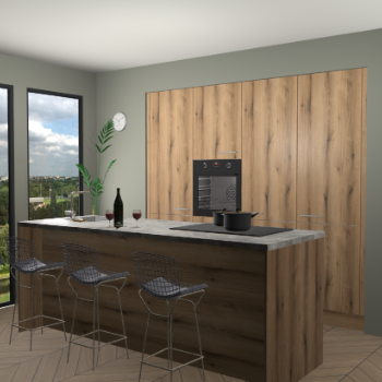 Goud Eiken keuken Rusiec 63784