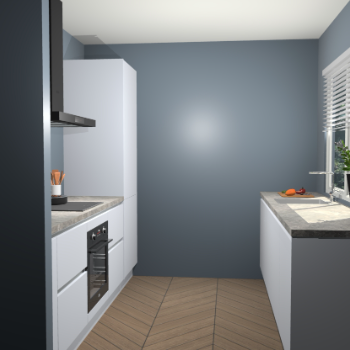Sneeuwwitte greeploze keuken Lamia 85212