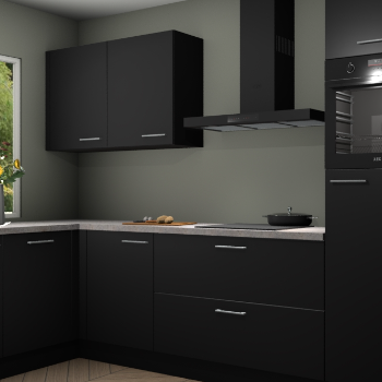 Zwarte keuken Limonos 82010