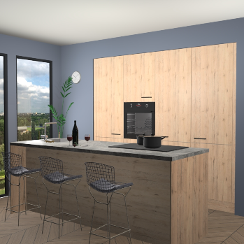 Madera natuur keuken Rusiec 62779