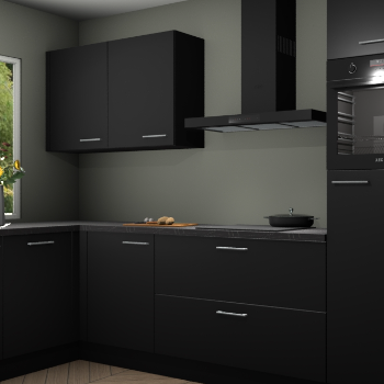 Zwarte keuken Limonos 82023