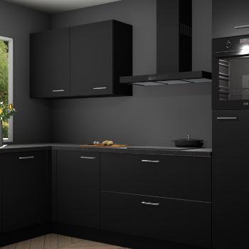 Zwarte keuken Limonos 82024