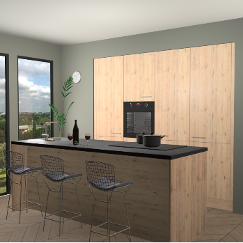 Madera natuur keuken Rusiec 62787