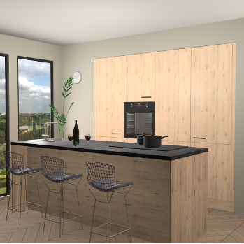 Madera natuur keuken Rusiec 62790