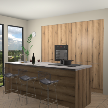 Goud Eiken keuken Rusiec 63793