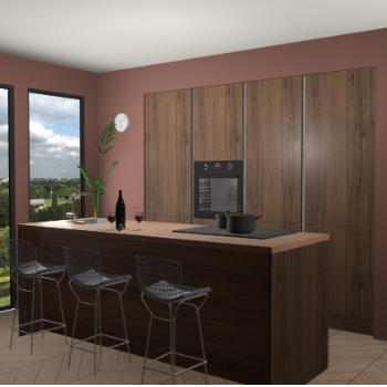 Noten greeploze keuken Rusiec 64255