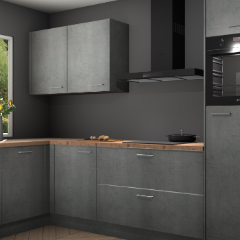 Beton parelgrijs keuken Limonos 82127