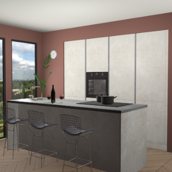 Beton opal greeploze keuken Rusiec 71963